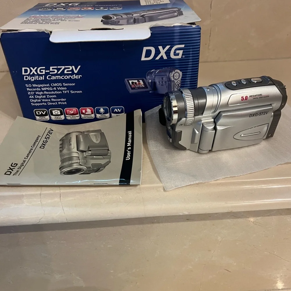 Sony Silver Gray Digital Camcorder with Essential Accessories